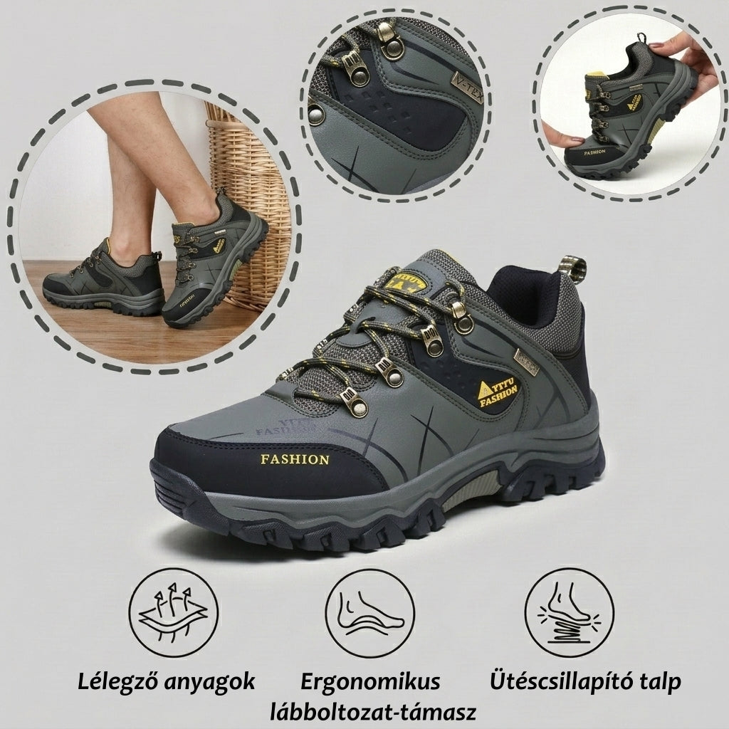 【⏰Utolsó nap, 70% kedvezmény! Ne maradj le!】Ergonómiailag tervezett ütéscsillapító ortopédiai cipők, ✅️bőr ortopédiai cipők kifejezetten európai férfiak számára.