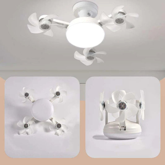 🌀 50% kedvezmény💥Mennyezeti ventilátor LED lámpával és távirányítóval
