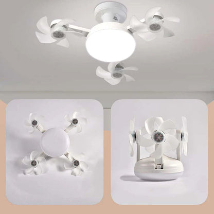 🌀 50% kedvezmény💥Mennyezeti ventilátor LED lámpával és távirányítóval