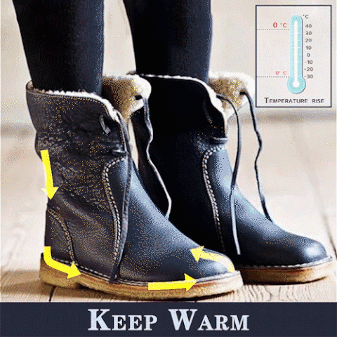 (❄️Utolsó nap, 70% kedvezmény) Ne maradj le! ⏰Kényelmes és meleg valódi gyapjú cipők, 💧vízálló és csúszásgátló, ✅lábboltozat-támasztással a lábfájdalom enyhítésére.
