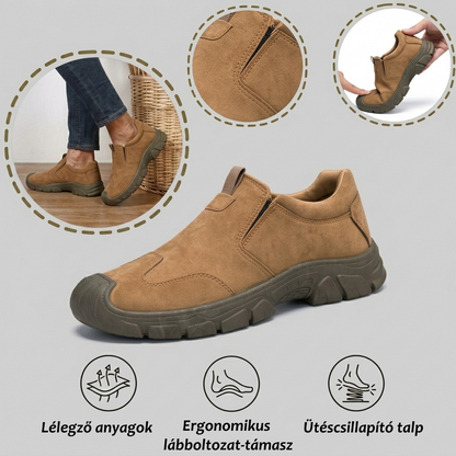 【⏰Utolsó nap, 70% kedvezmény! Ne maradj le!】Ergonómiailag tervezett ütéscsillapító ortopédiai cipők, ✅️bőr ortopédiai cipők kifejezetten európai férfiak számára.