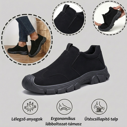 【⏰Utolsó nap, 70% kedvezmény! Ne maradj le!】Ergonómiailag tervezett ütéscsillapító ortopédiai cipők, ✅️bőr ortopédiai cipők kifejezetten európai férfiak számára.