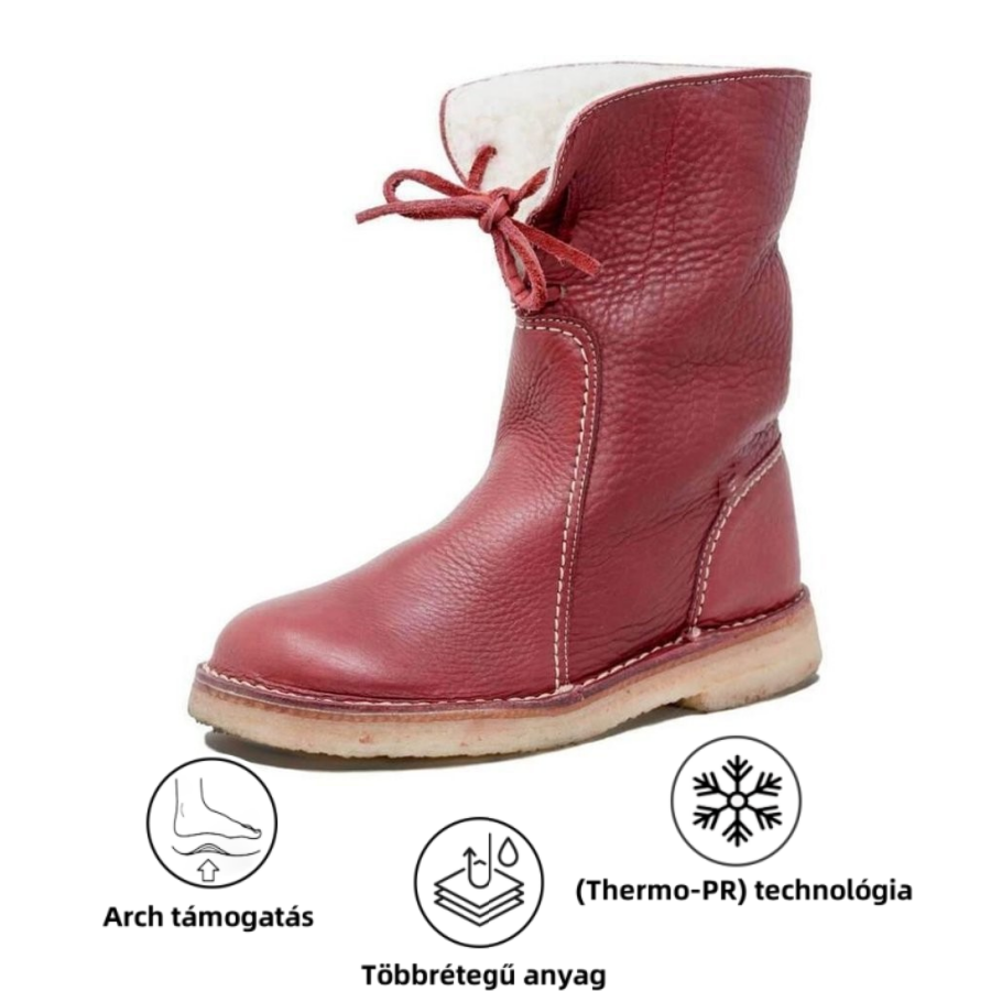 (❄️Utolsó nap, 70% kedvezmény) Ne maradj le! ⏰Kényelmes és meleg valódi gyapjú cipők, 💧vízálló és csúszásgátló, ✅lábboltozat-támasztással a lábfájdalom enyhítésére.