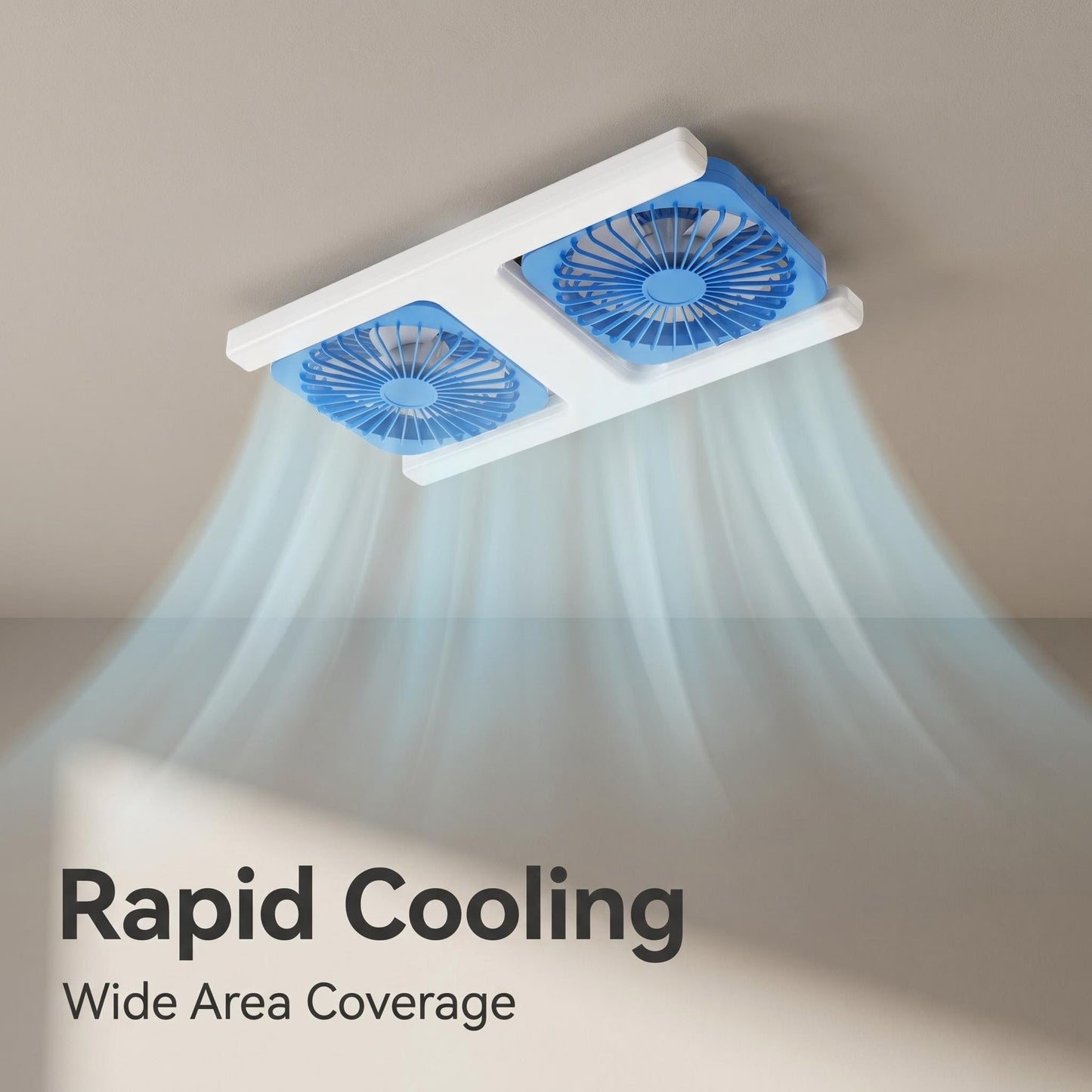 Modern LED mennyezeti ventilátor világítással 2 az 1-ben - távirányítóval ❄️💡🌀🏠