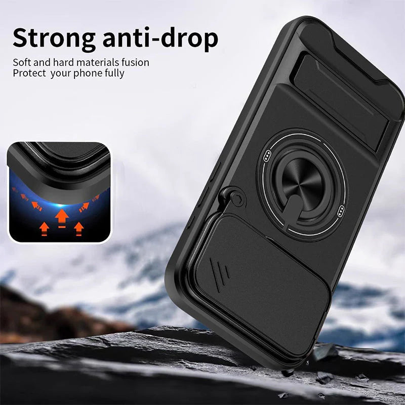 🔥 A legkelendőbb 3 az 1-ben mágneses tok iPhone-hoz – 360°-ban forgatható tartó, ütésálló, utánvéttel is fizethető