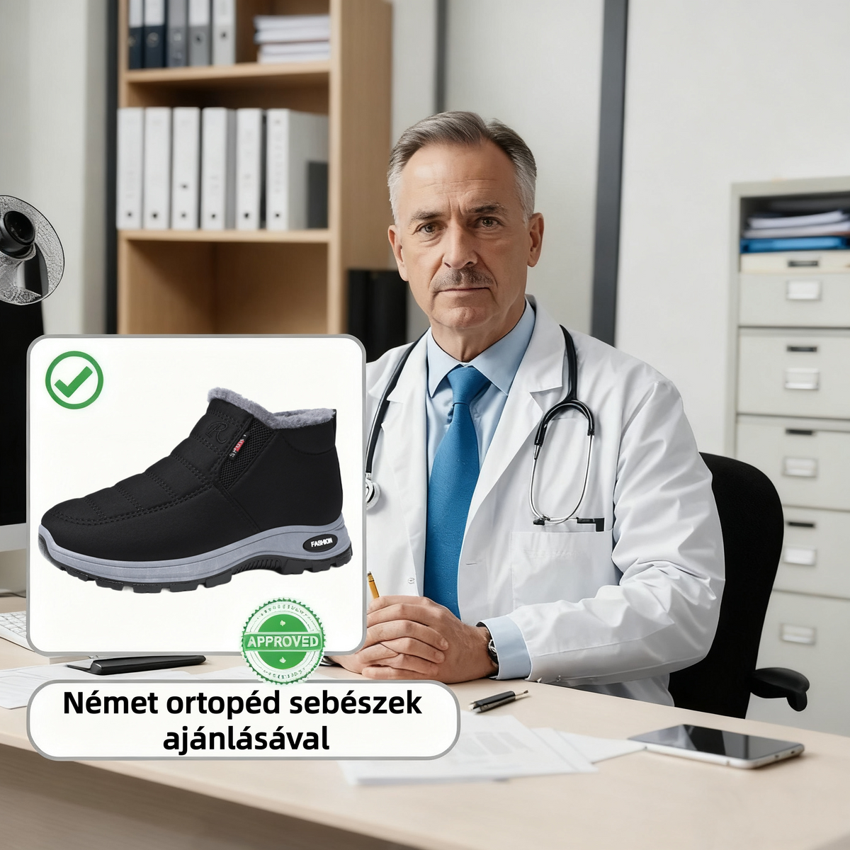 (❄️Utolsó nap, 50% kedvezmény) Ne maradj le! ⏰Kényelmes és meleg valódi gyapjú cipők, 💧vízálló és csúszásgátló, ✅lábboltozat-támasztással a lábfájdalom enyhítésére.