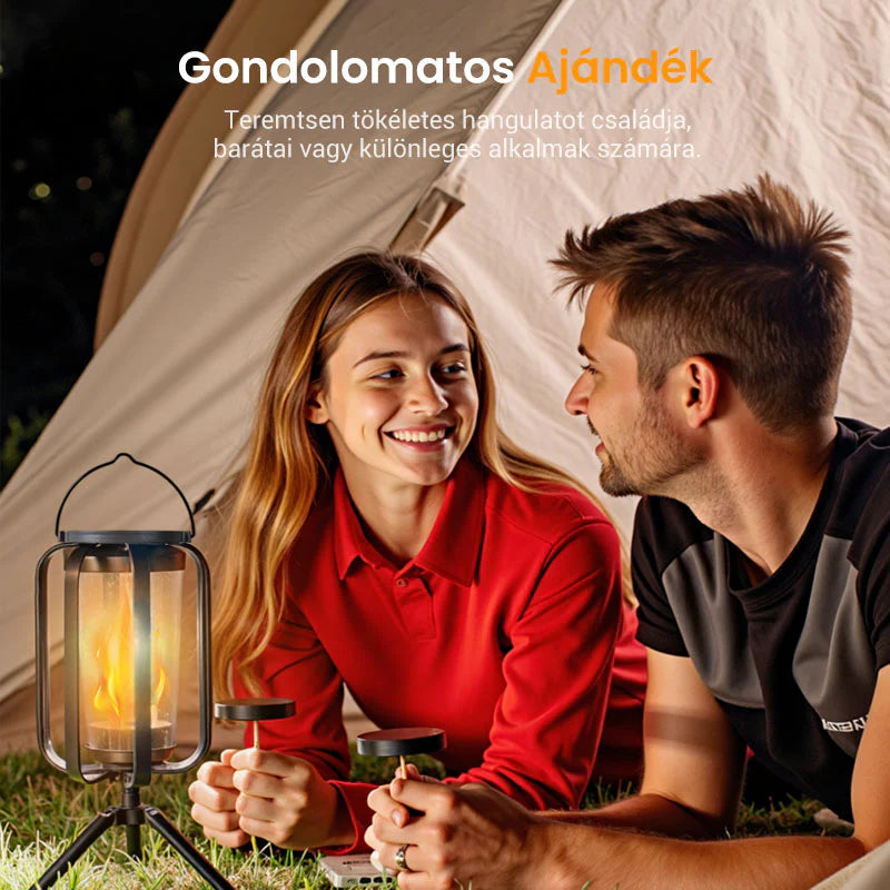 🌞Nyári ajánlat 🔥4 üzemmóddal rendelkező kültéri napelemes zseblámpa