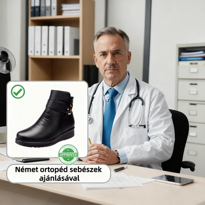 (❄️Utolsó nap, 70% kedvezmény) Ne maradj le! ⏰Kényelmes és meleg bőrcipők, 💧vízálló és csúszásgátló, ✅lábboltozat-támasztással a lábfájdalom hatékony enyhítésére.