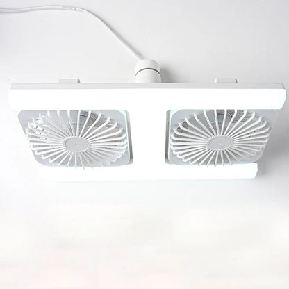 Modern LED mennyezeti ventilátor világítással 2 az 1-ben - távirányítóval ❄️💡🌀🏠