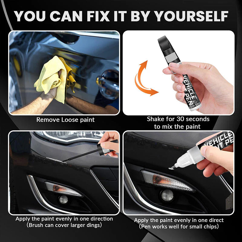 🖊️🚗 Univerzális karcsúrt javító toll | Gyors javítás és észrevehetetlen retusálás kisebb karcsúrok esetén ✨🛠️
