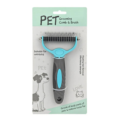 ✨Kétoldalas fésű kutyák és macskák ápolásához! 🐾