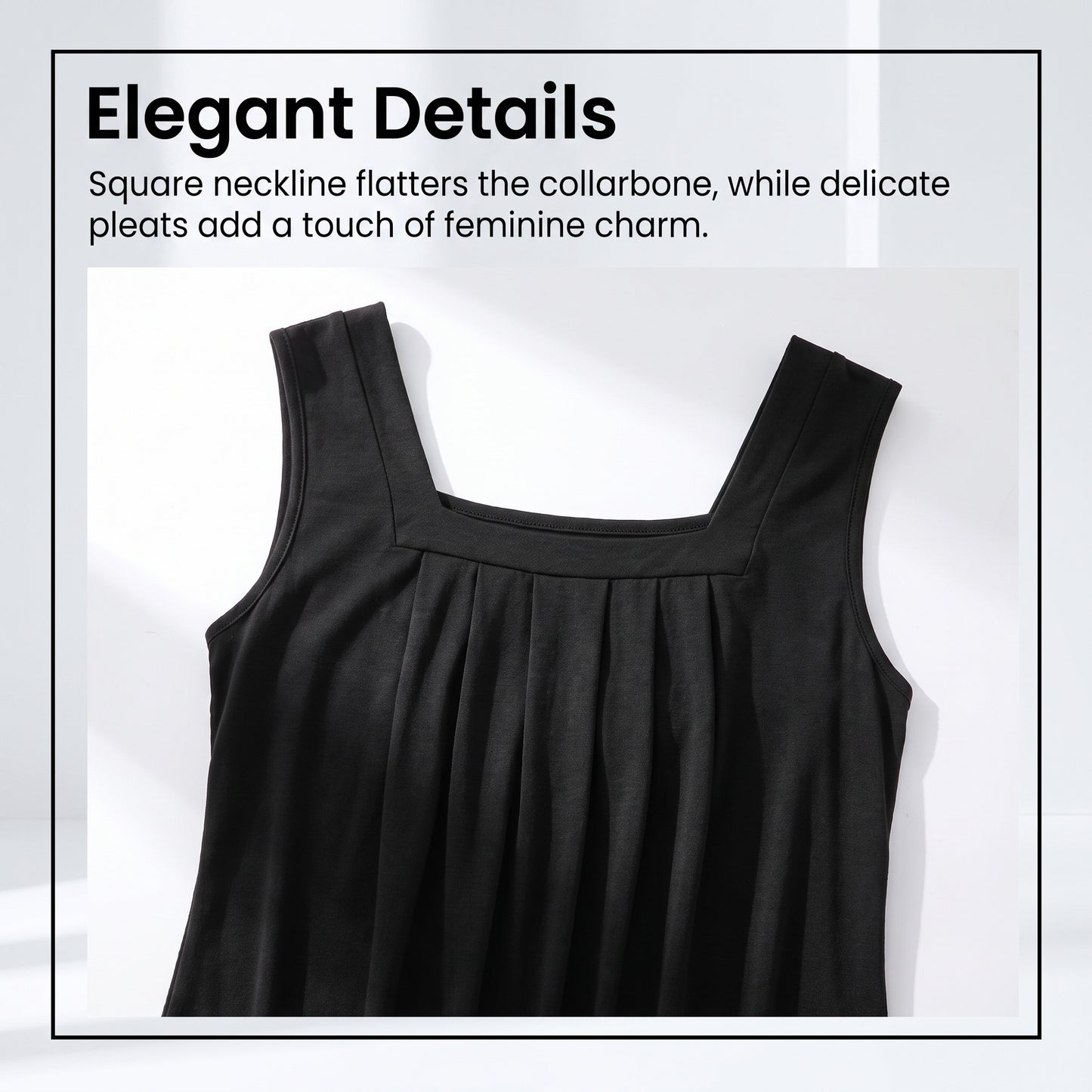 Virágmintás, négyzet alakú nyakkivágású camisole – boho stílus