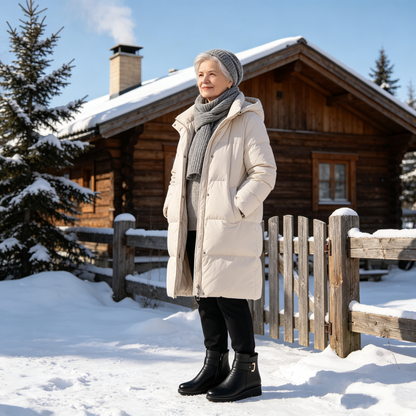 (❄️Utolsó nap, 70% kedvezmény) Ne maradj le! ⏰Kényelmes és meleg bőrcipők, 💧vízálló és csúszásgátló, ✅lábboltozat-támasztással a lábfájdalom hatékony enyhítésére.