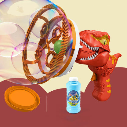 🎁✨ Elektromos buborékfújó gép lánccal - Folyamatos varázslatos élmény, lenyűgöző kilátás 🌿🦖