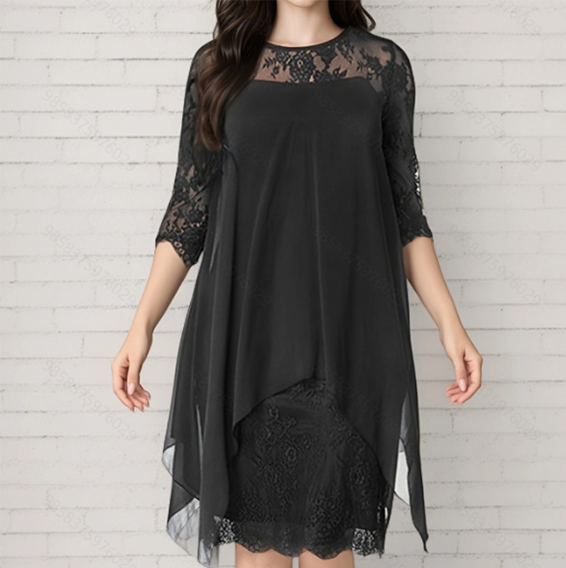 ✨Sifon csipke ruha nőknek
