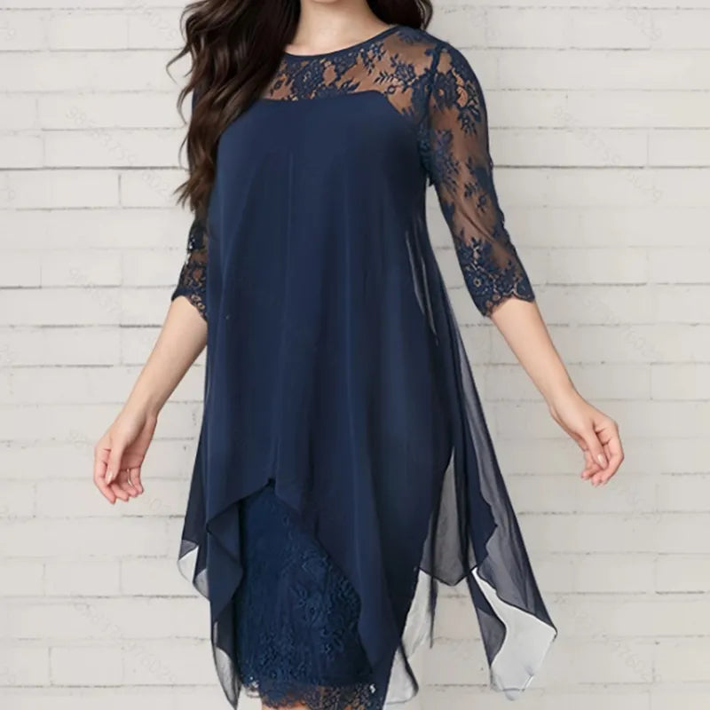 ✨Sifon csipke ruha nőknek