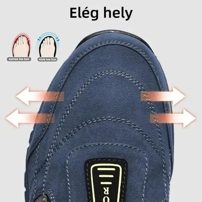 【⏰Utolsó nap, 70% kedvezmény! Ne maradj le!】Ergonómiailag tervezett ütéscsillapító ortopédiai cipők, ✅️bőr ortopédiai cipők kifejezetten európai férfiak számára.