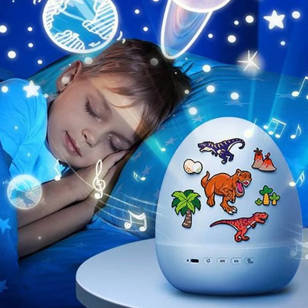 Varázslatos éjszakai fény és dallamvetítő | DINODREAM