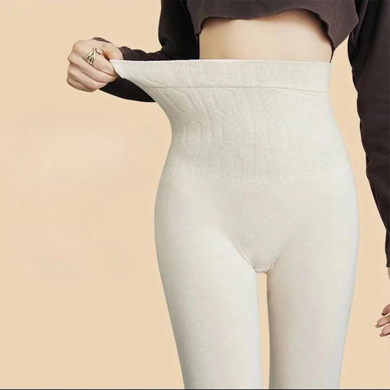 Női puha, testhezálló termikus leggings