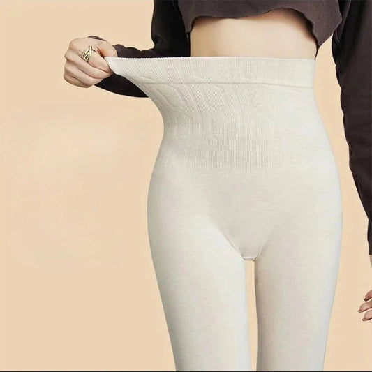 Női puha, testhezálló termikus leggings