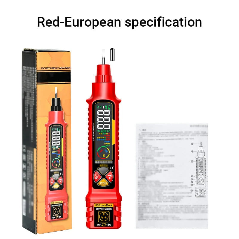 ⚡ Többfunkciós intelligens teljesítménymérő toll 🛡️👨‍🔧 Kerülje el az áramütés veszélyét! ⚠️