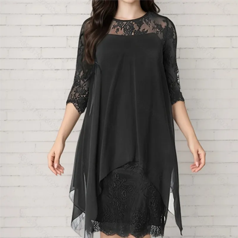 ✨Sifon csipke ruha nőknek