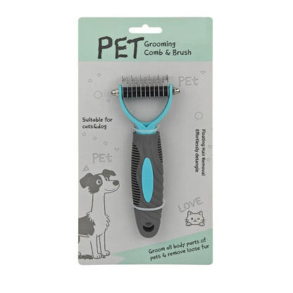 ✨Kétoldalas fésű kutyák és macskák ápolásához! 🐾