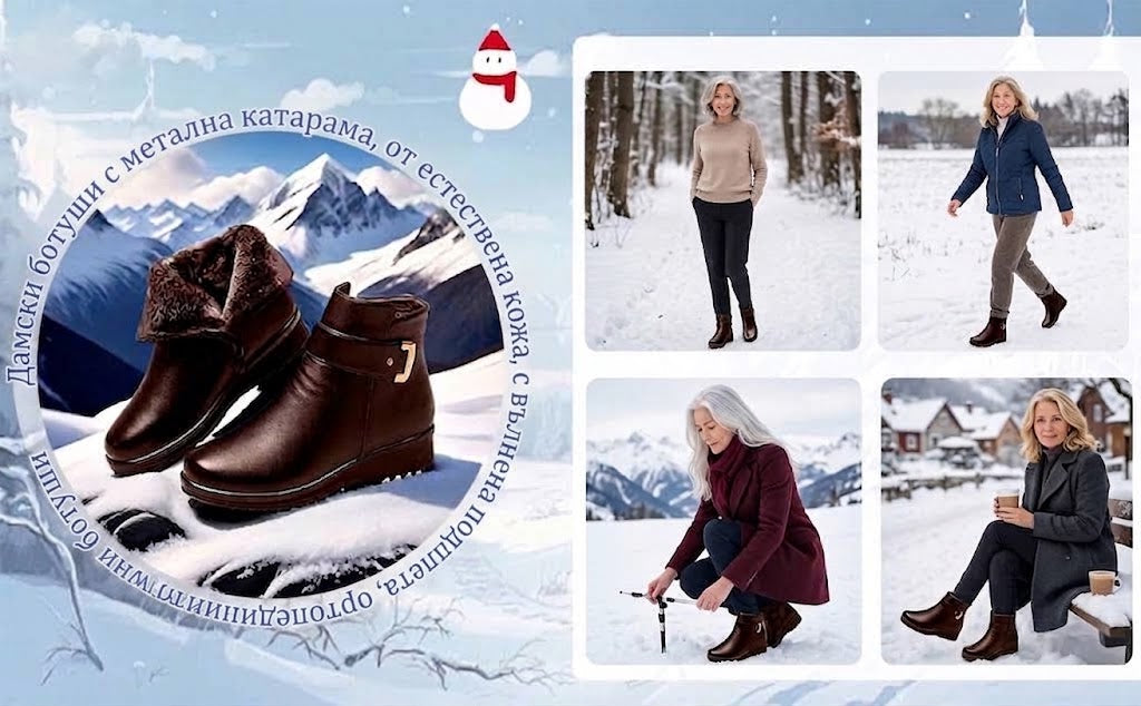 (❄️Utolsó nap, 70% kedvezmény) Ne maradj le! ⏰Kényelmes és meleg bőrcipők, 💧vízálló és csúszásgátló, ✅lábboltozat-támasztással a lábfájdalom hatékony enyhítésére.