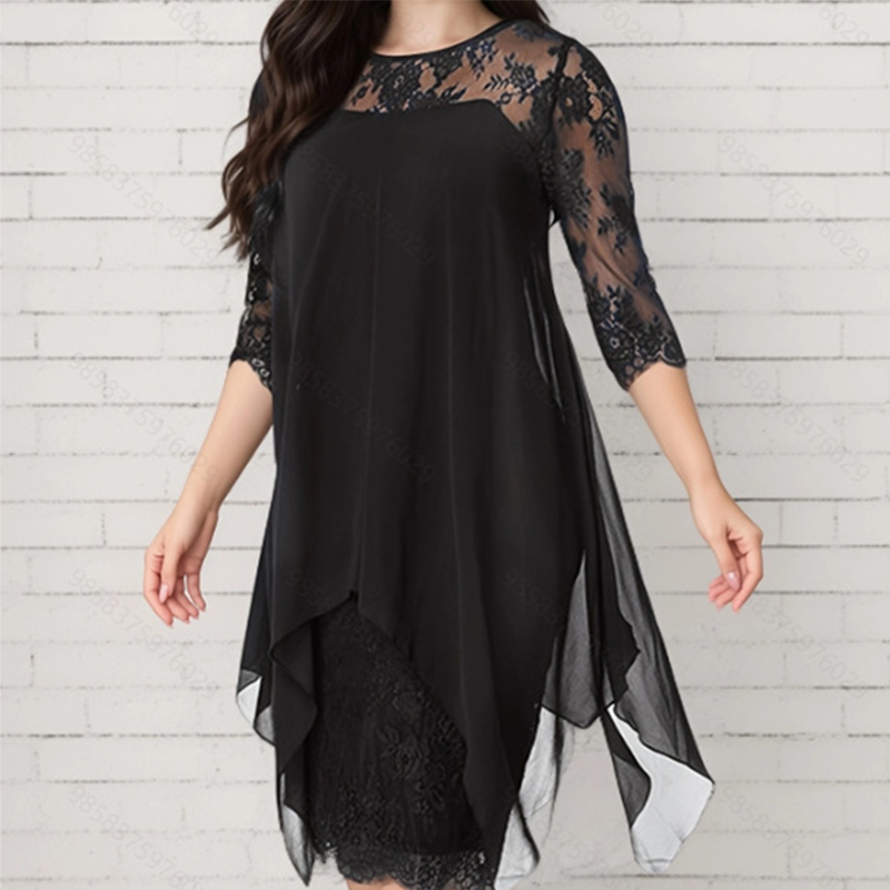 ✨Sifon csipke ruha nőknek
