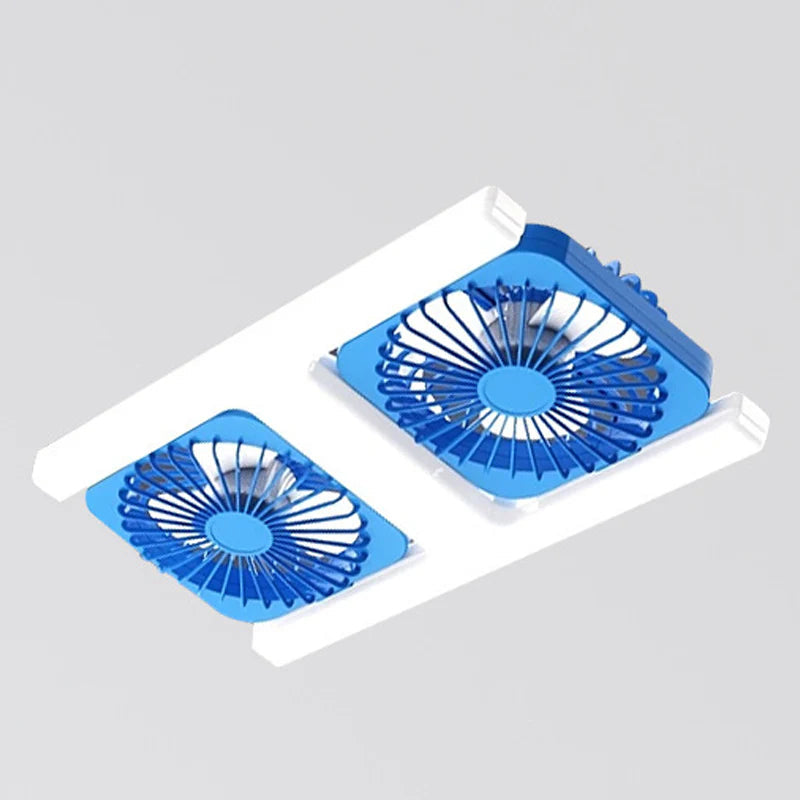 Modern LED mennyezeti ventilátor világítással 2 az 1-ben - távirányítóval ❄️💡🌀🏠