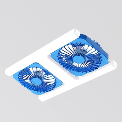 Modern LED mennyezeti ventilátor világítással 2 az 1-ben - távirányítóval ❄️💡🌀🏠