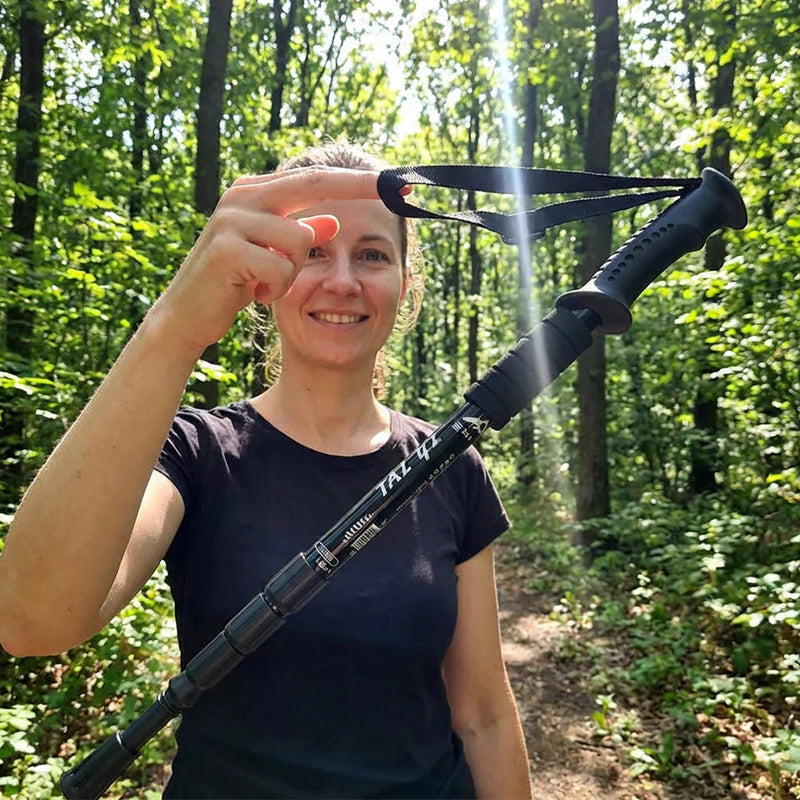 ⛰️Állítható alumínium sétabot – tartós, ütéscsillapító, könnyű 🌲
