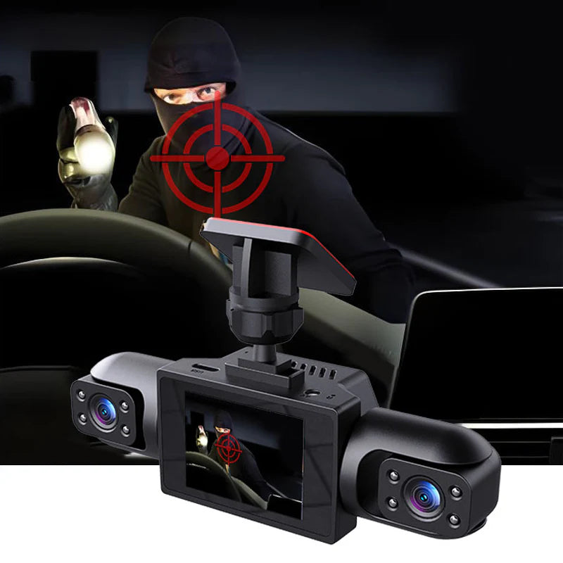 🎥360°-os autókamera 4 lencsével