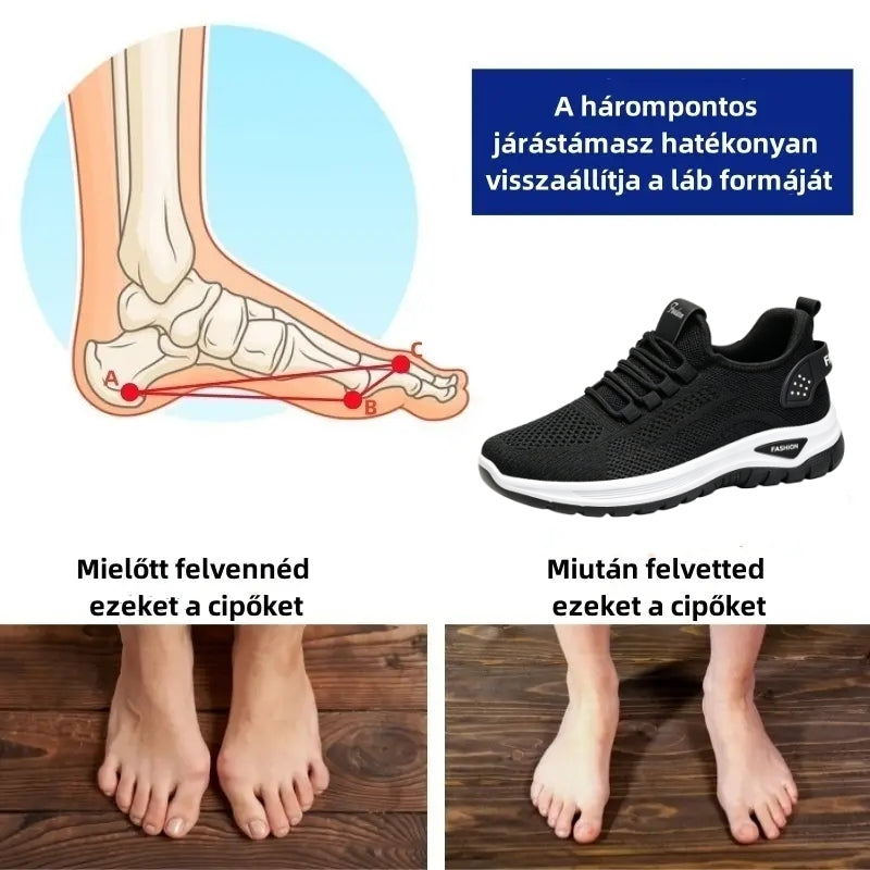 【⏰Utolsó nap, 70% kedvezmény! Ne maradj le!】Ergonómiailag tervezett ortopéd cipők ütéscsillapítással, ✅️Egészséges ortopéd cipők kifejezetten európai nők számára.
