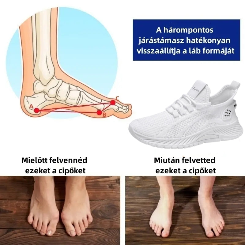【⏰Utolsó nap, 70% kedvezmény! Ne maradj le!】Ergonómiailag tervezett ortopéd cipők ütéscsillapítással, ✅️Egészséges ortopéd cipők kifejezetten európai nők számára.