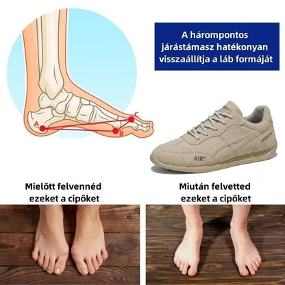 【⏰Utolsó nap, 70% kedvezmény! Ne maradj le!】Ergonómiailag tervezett ütéscsillapító ortopédiai cipők, ✅️bőr ortopédiai cipők kifejezetten európai férfiak számára.