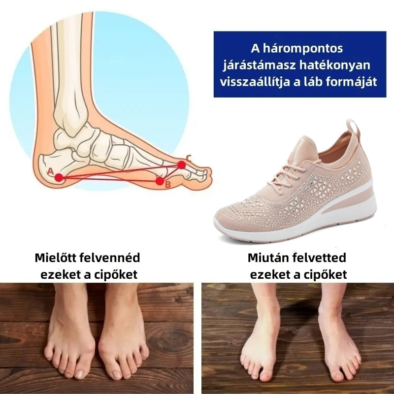 【⏰Utolsó nap, 70% kedvezmény! Ne maradj le!】Ergonómiailag tervezett ortopéd cipők ütéscsillapítással, ✅️Egészséges ortopéd cipők kifejezetten európai nők számára.
