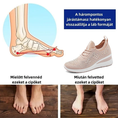 【⏰Utolsó nap, 70% kedvezmény! Ne maradj le!】Ergonómiailag tervezett ortopéd cipők ütéscsillapítással, ✅️Egészséges ortopéd cipők kifejezetten európai nők számára.