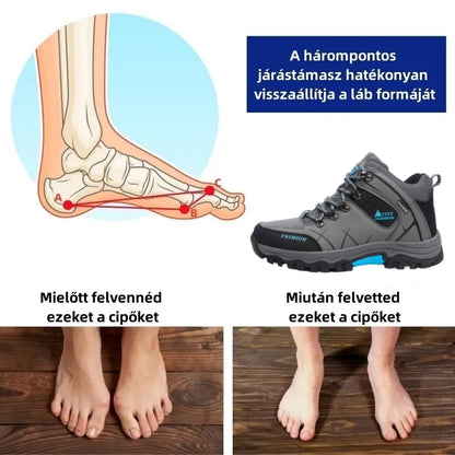 【⏰Utolsó nap, 70% kedvezmény! Ne maradj le!】Ergonómiailag tervezett ütéscsillapító ortopédiai cipők, ✅️bőr ortopédiai cipők kifejezetten európai férfiak számára.