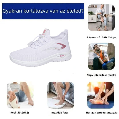 【⏰Utolsó nap, 70% kedvezmény! Ne maradj le!】Ergonómiailag tervezett ortopéd cipők ütéscsillapítással, ✅️Egészséges ortopéd cipők kifejezetten európai nők számára.