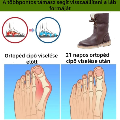 (❄️Utolsó nap, 70% kedvezmény) Ne maradj le! ⏰Kényelmes és meleg valódi gyapjú cipők, 💧vízálló és csúszásgátló, ✅lábboltozat-támasztással a lábfájdalom enyhítésére.